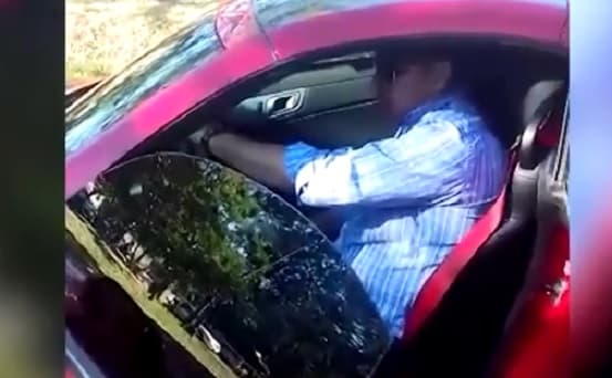 Pareja de senadora atropelló local de votación