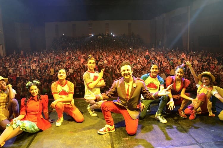 El show de Topa congregó a unas 3.000 personas