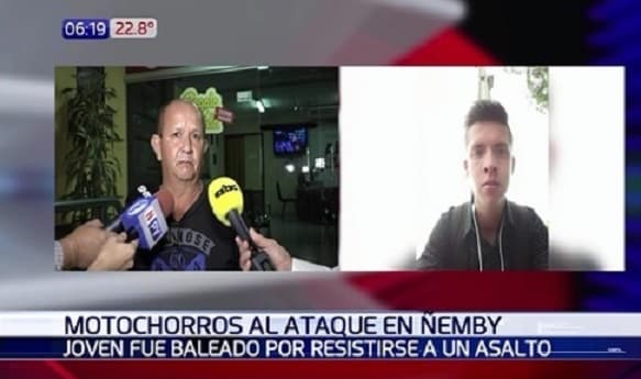 Joven es baleado tras resistirse a asalto