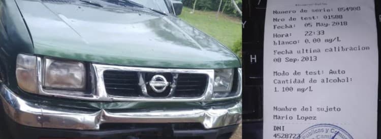 Motociclista huye y deja a su acompañante tras choque