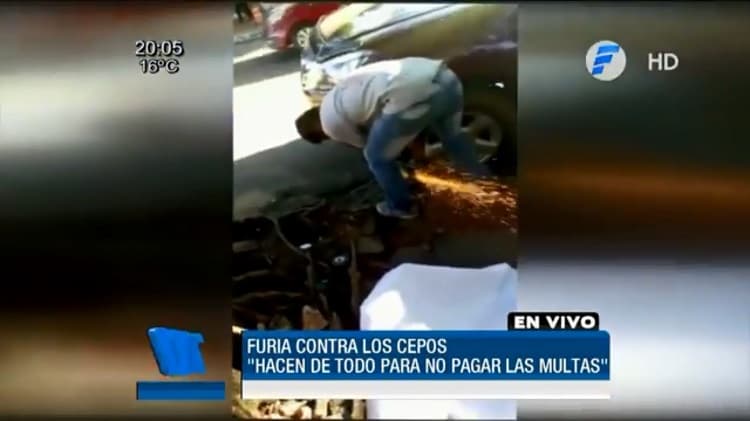 Destrozan cepos en San Lorenzo