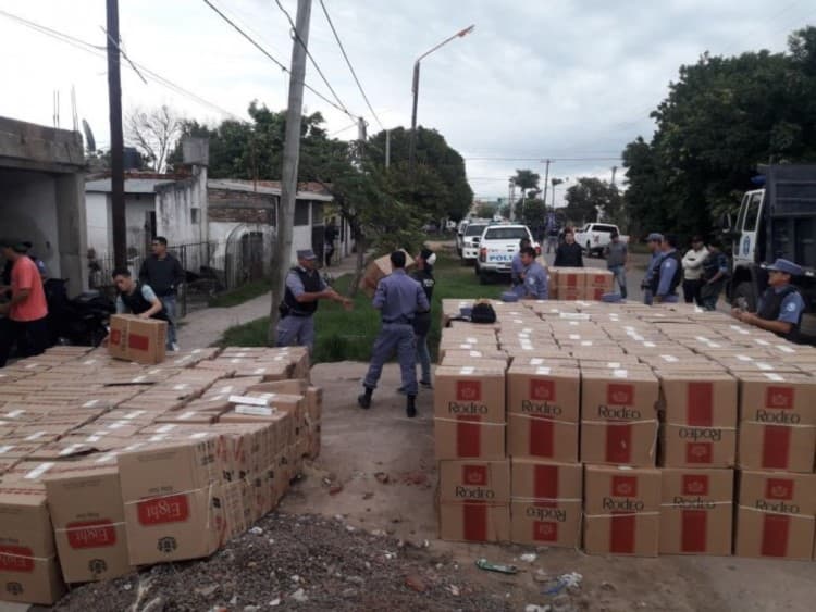 En Argentina también decomisan cigarrillos ilegales de Cartes