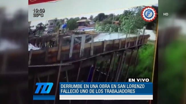 Hombre muere aplastado en derrumbe de construcción