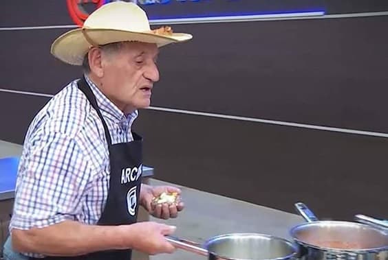 Don Arcenio caminó por la cornisa pero fue otro el que se fue de MasterChef