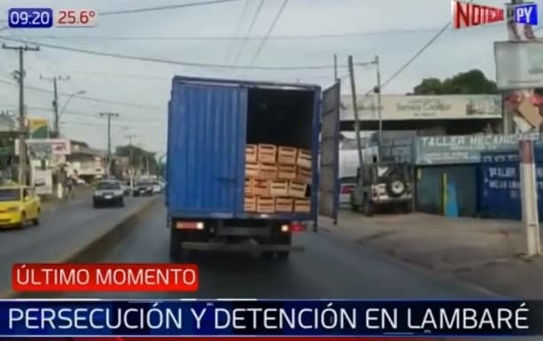 Cargamento de tomate generó inesperada persecución