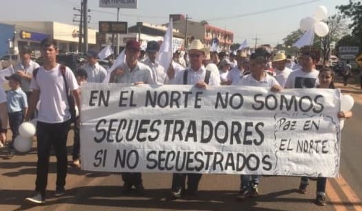 Nuevamente marcharán por la paz en el norte