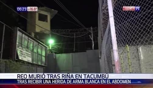 Recluso fue asesinado en el pabellón La Esperanza