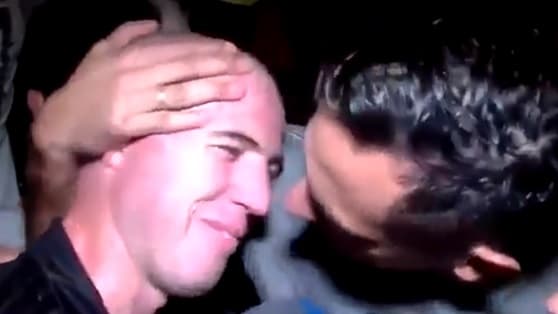 Roque se mostró “cariñoso” durante festejos