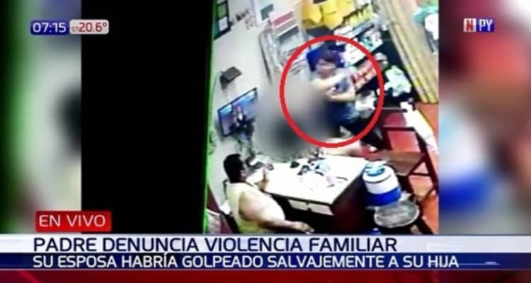 Hombre denuncia a su pareja por violencia familiar
