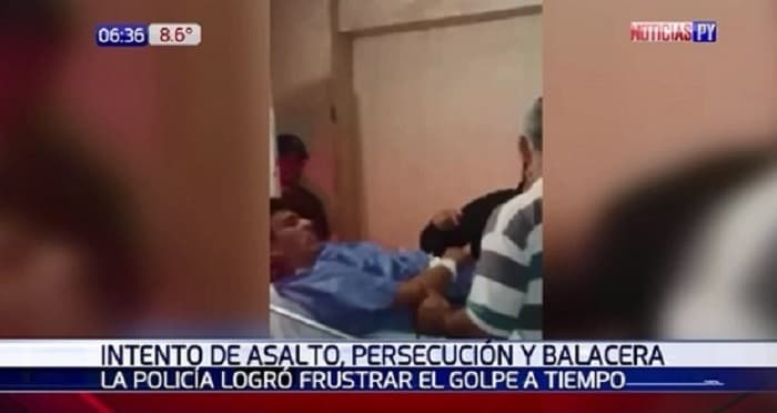 Policía frustra atraco y hiere a asaltantes
