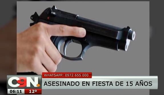 Asesinan a joven en fiesta de 15 años