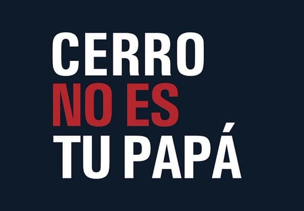 "Cerro no es tu papá": La campaña del Ciclón por el Día del Padre