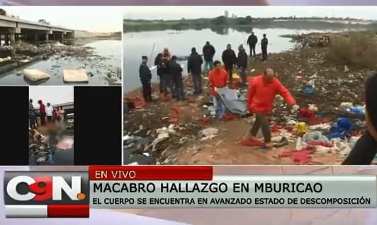 Hallan cadáver en Costanera de Asunción