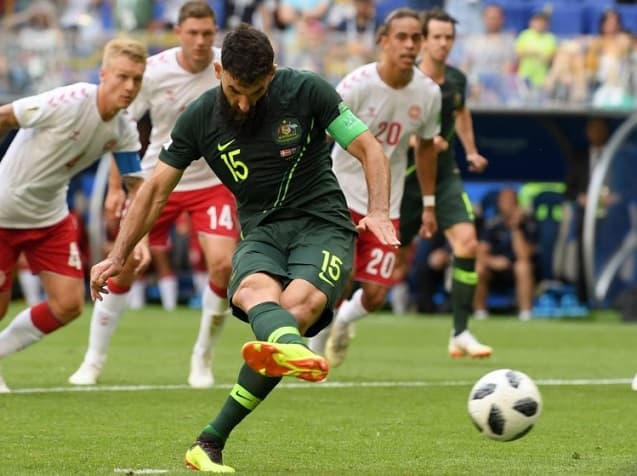 Dinamarca no puede con Australia en el grupo de Perú