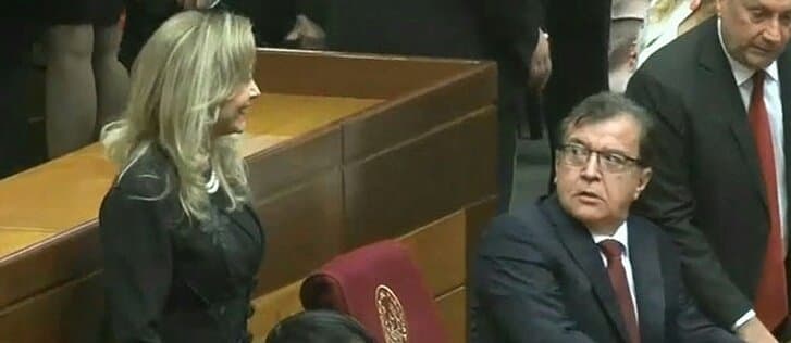 Con presencia de Nicanor, juran 45 senadores