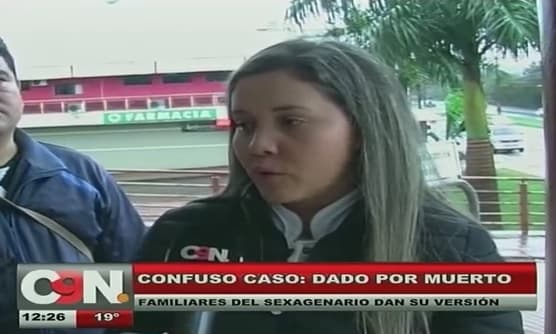 Caso de "resurrección": Familiar sostiene nueva versión