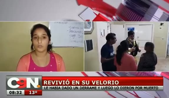 Evidente negligencia causó que hombre "resucite" en su velorio