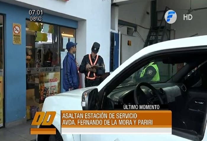 Se llevan recaudación del fin de semana de estación de servicios