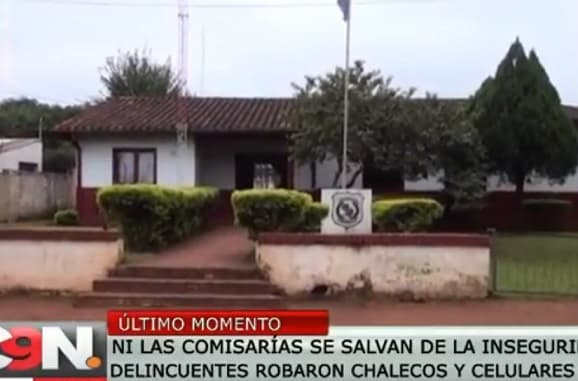 El colmo de la inseguridad: Robo en una comisaría de Encarnación