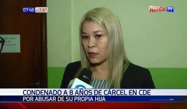 Padre que abusaba de su hija fue condenado a ocho años de cárcel