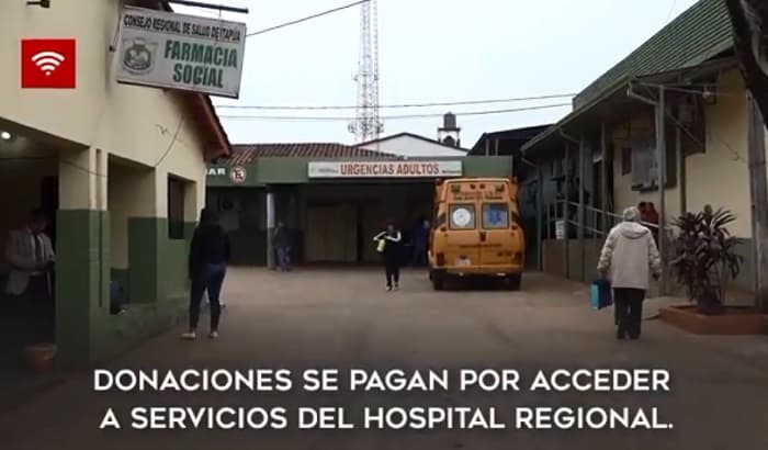 Cobran "donaciones" por servicios gratuitos en hospital público