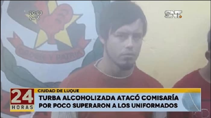 Grupo de ebrios atropella comisaría para liberar a detenido