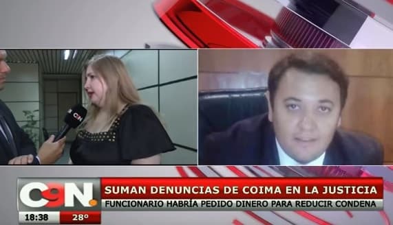 Otro funcionario judicial detenido por pedido de coima