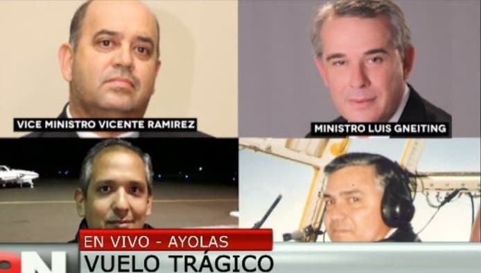 Cartes declara duelo oficial por tres días