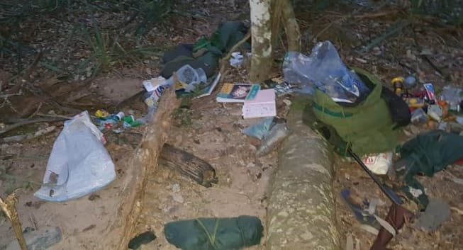 Tras enfrentamiento hallan panfletos de grupo criminal