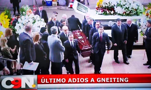 Congreso despide restos de Luis Gneiting