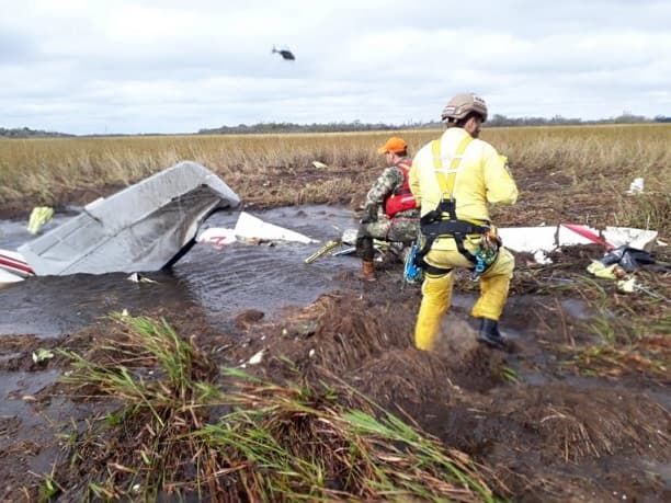 Hallan dinero y documentos en avioneta siniestrada del MAG