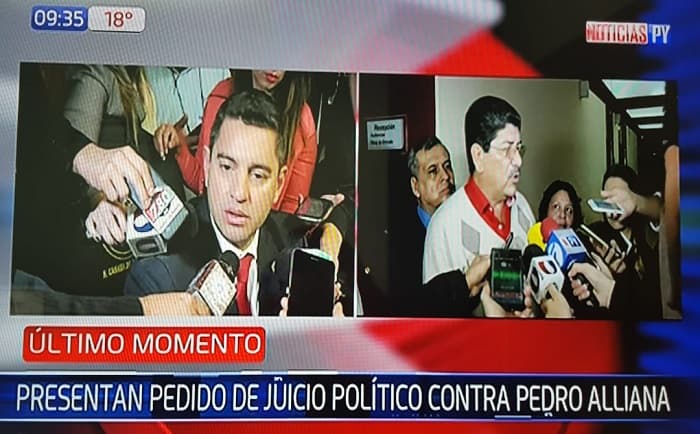 Piden por segunda vez juicio político contra Alliana
