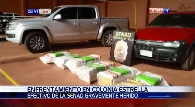 Militar fue baleado durante operativo de la Senad