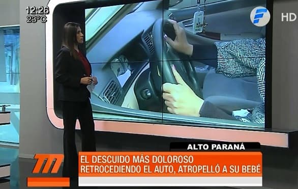 Bebé perece arrollado por su propia madre