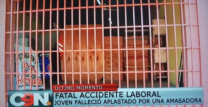 Joven estudiante muere “tragado” por amasadora