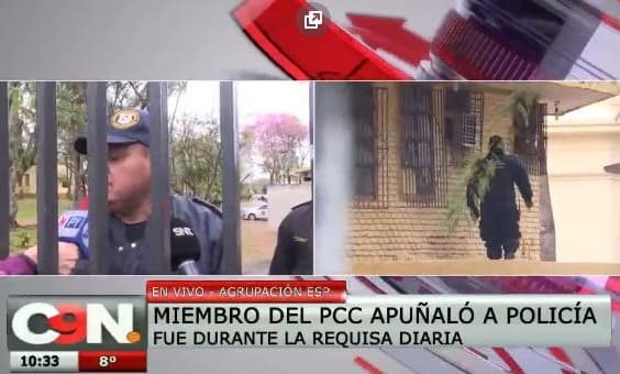 Miembro del PCC apuñala a policía en la Agrupación Especializada