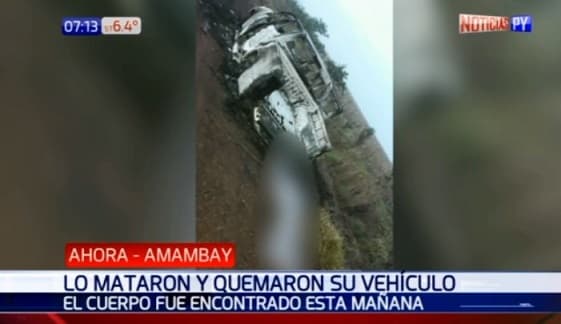 Hallan restos mutilados y sin vida de empleado de estancia raptado