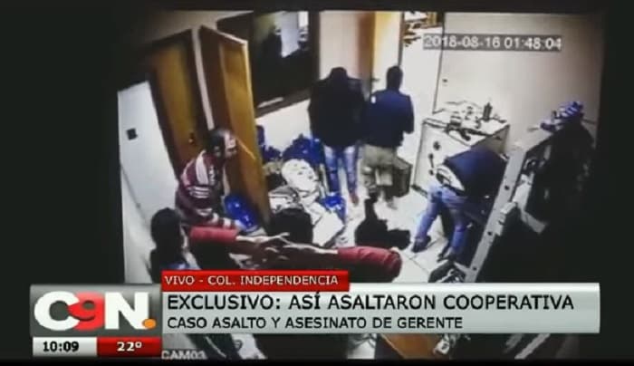 Video muestra cómo fue el atraco a cooperativa