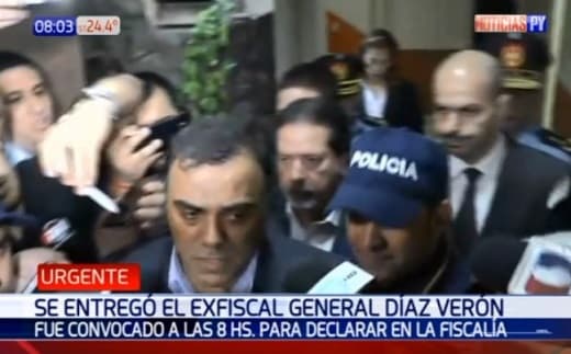 Díaz Verón asegura que es inocente