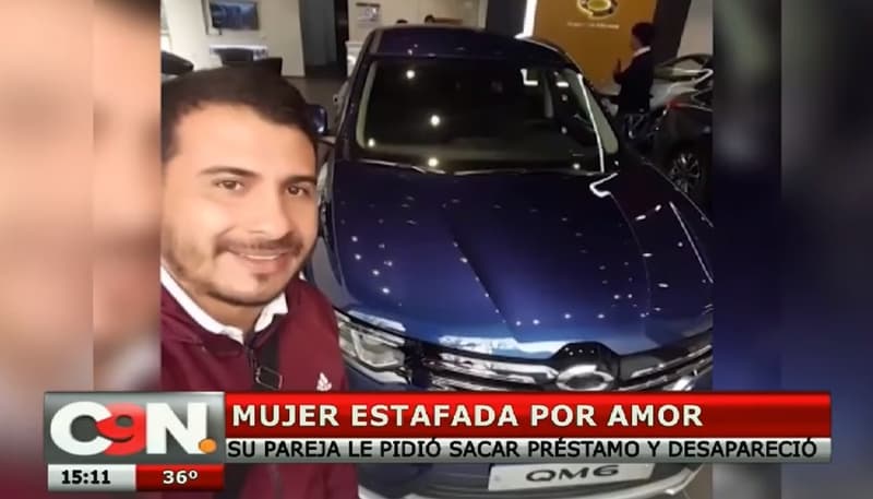 Mujer denuncia que mediante estafa "su novio" le hizo comprar una camioneta