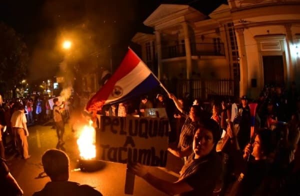 González Daher denuncia hechos vandálicos en escrache