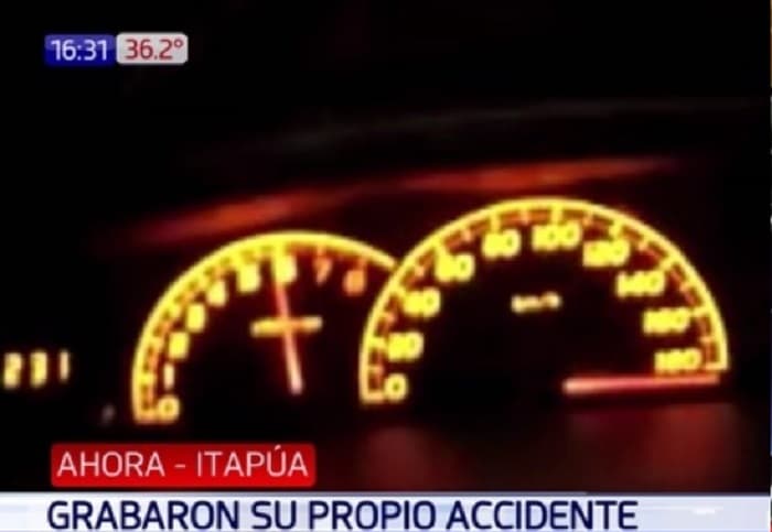 Grababan que iban a 180 km/h y ahora hay un herido grave