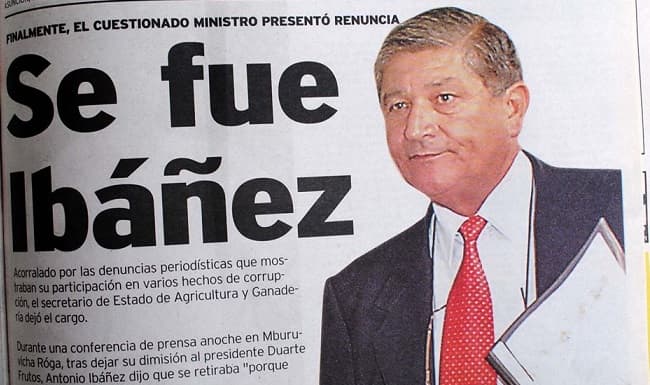 Padre de José María Ibáñez también fue investigado por corrupción