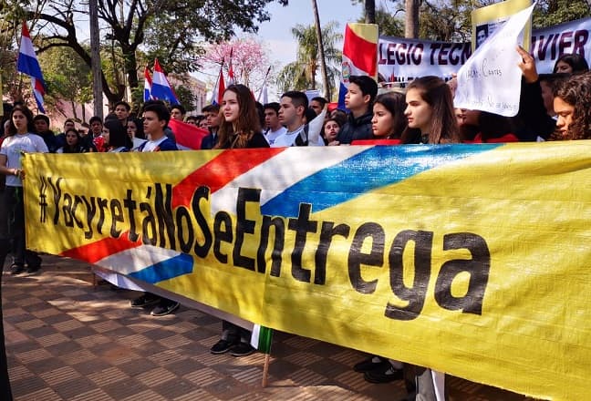 Estudiantes de diversas instituciones se manifiestan contra la corrupción