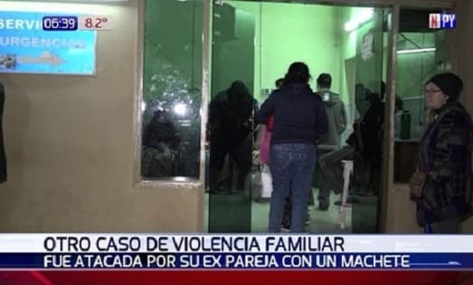 Mujer fue herida con machete por su expareja