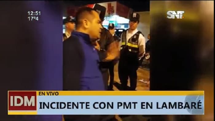 Cruce entre concejal y PMT termina en denuncia mutua