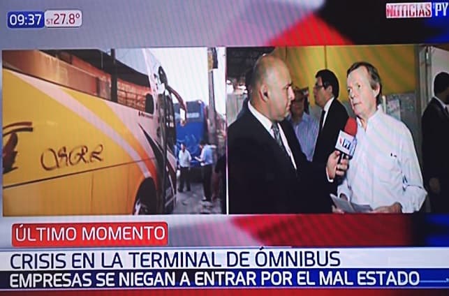 Levantan protesta por mala calidad de infraestructura de terminal de Asunción