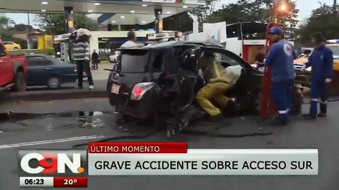 Joven abogada muere en accidente sobre Acceso Sur