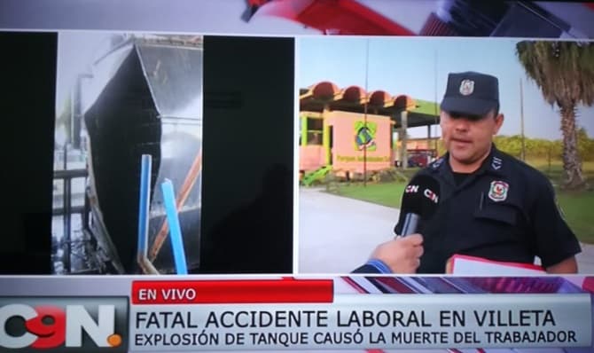 Obrero muere en accidente laboral