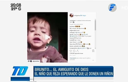 Nicky Jam y otros artistas comparten video de la oración de Brunito